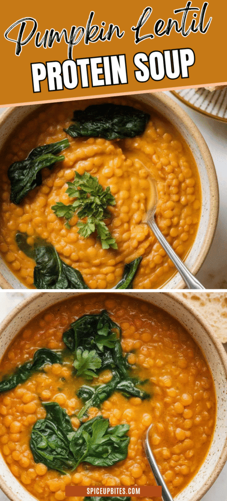 Pumpkin Lentil Protein Soup 7