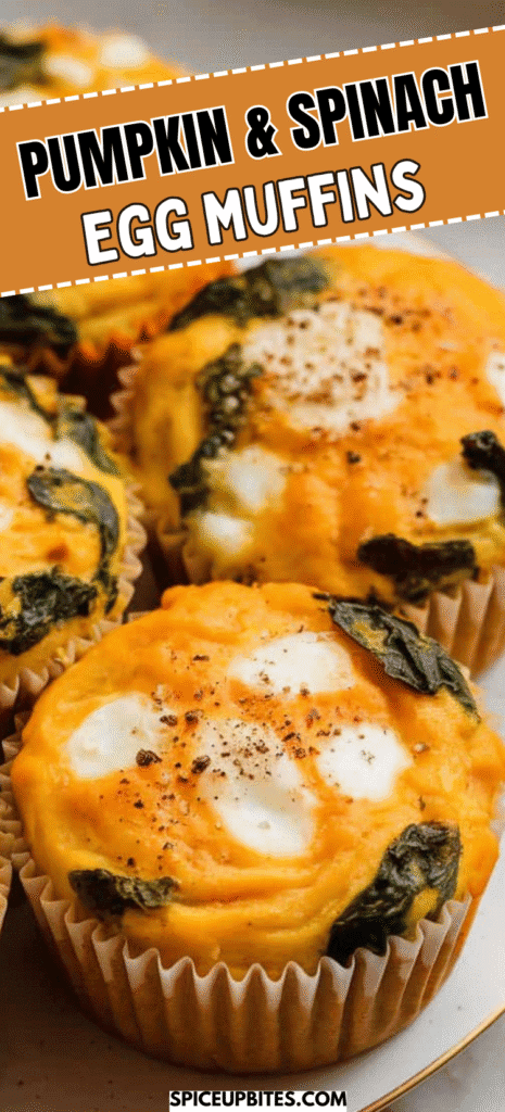 Pumpkin & Spinach Egg Muffins