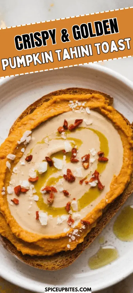 Pumpkin Tahini Toast