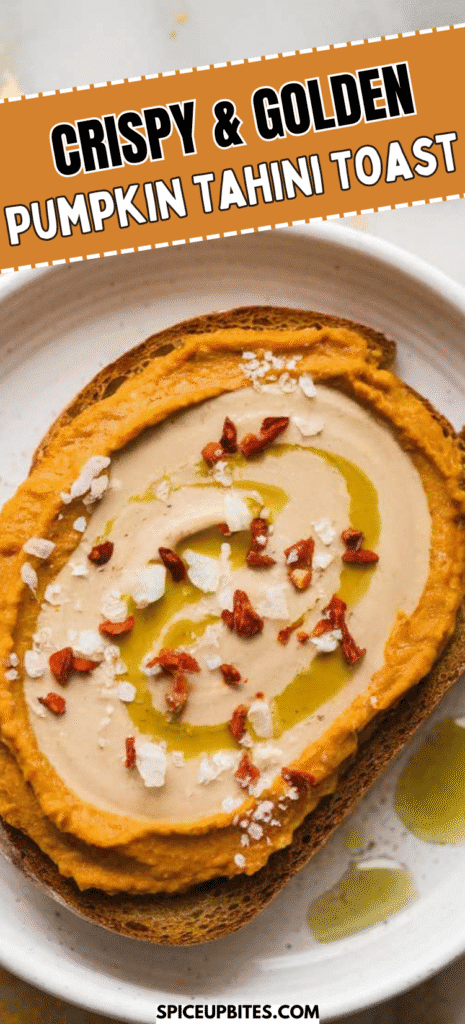 Pumpkin Tahini Toast