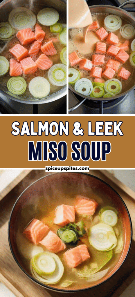 Salmon & Leek Miso Soup 5