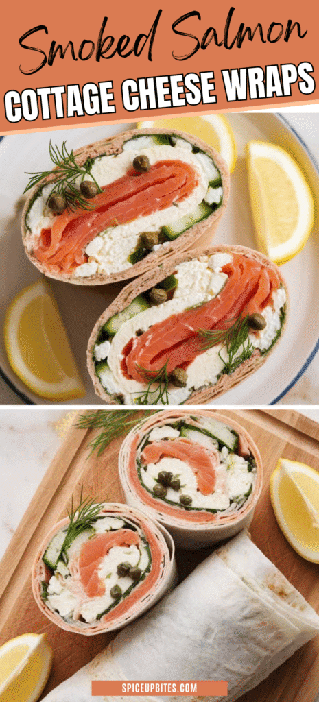 Smoked Salmon and Cottage Cheese Wraps 9