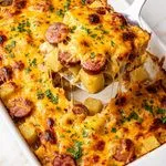 Cheesy Sausage Potato Casserole