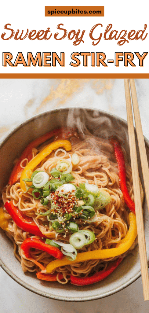 Sweet Soy Glazed Ramen Stir-Fry
