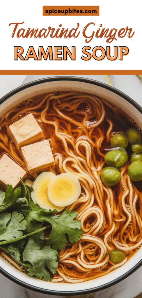 Tamarind Ginger Ramen Soup