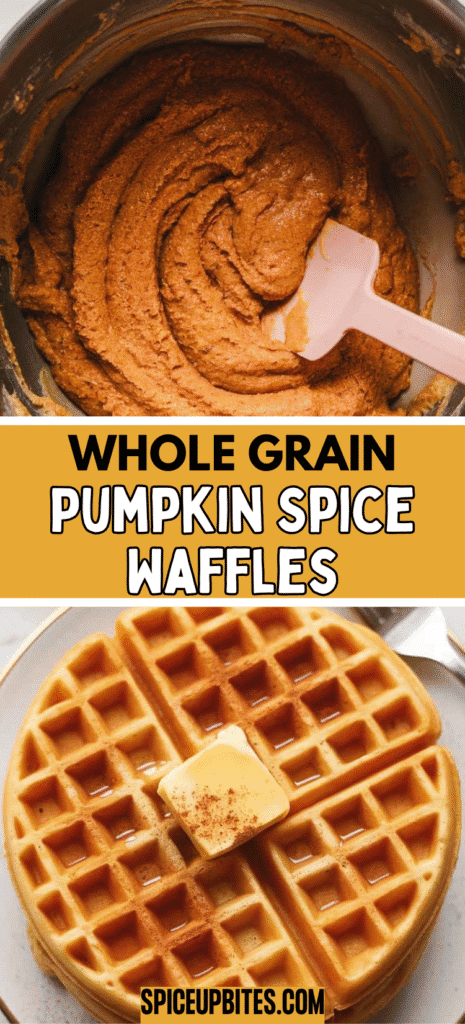 Whole Grain Pumpkin Spice Waffles 2