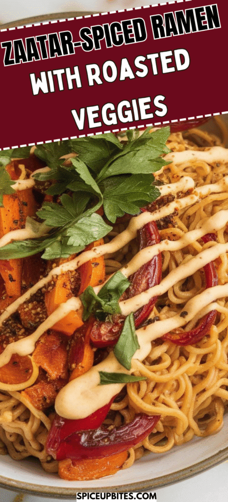 Zaatar-Spiced Ramen with Roasted Veggies