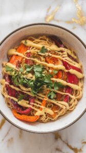 Zaatar-Spiced Ramen with Roasted Veggies