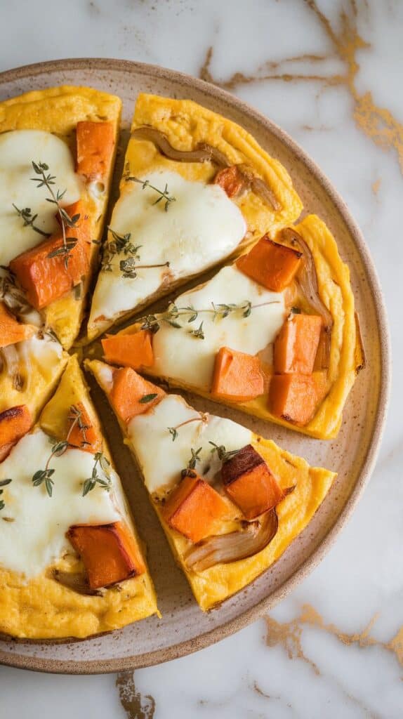 Savory Pumpkin & Caramelized Onion Frittata