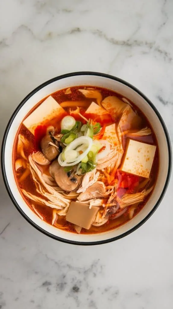 Spicy Chicken Hot and Sour Soup