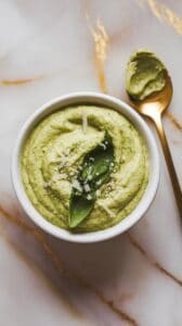 Creamy Cottage Cheese Pesto Sauce