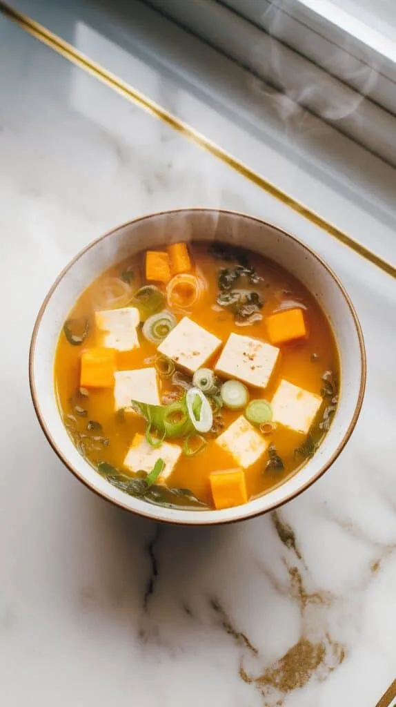 Pumpkin Miso Soup (Japanese Style)