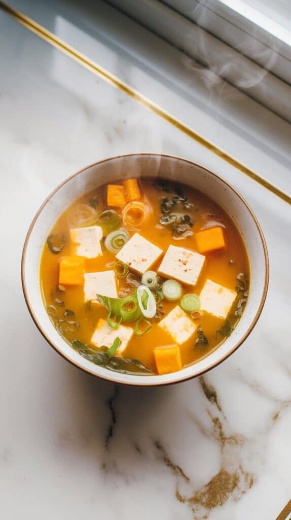 Pumpkin Miso Soup (Japanese Style)