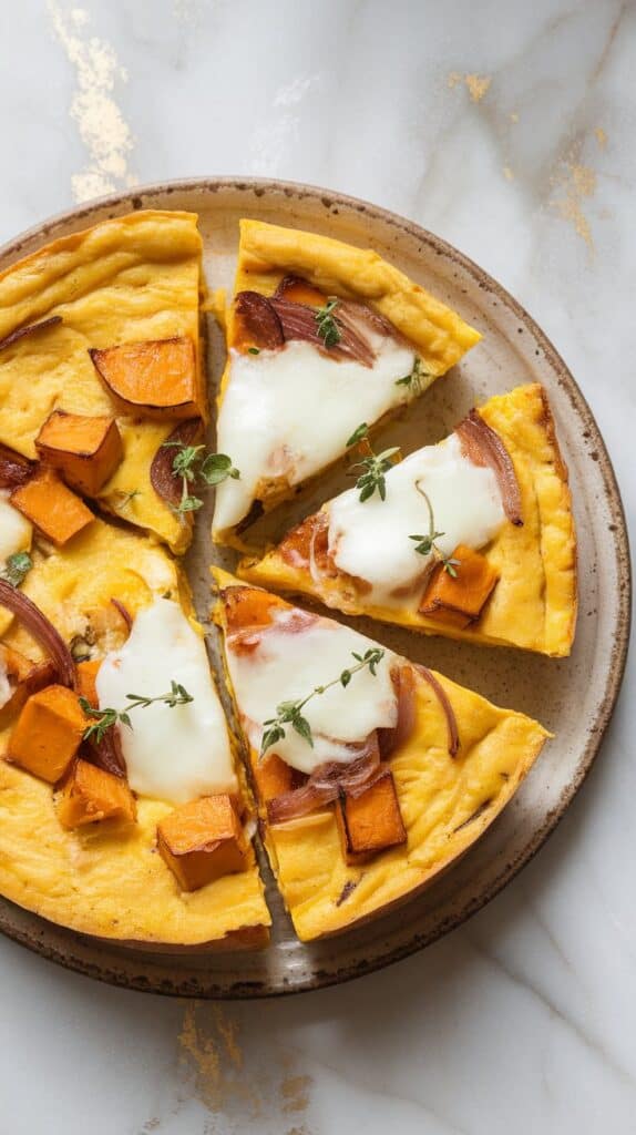 Savory Pumpkin & Caramelized Onion Frittata