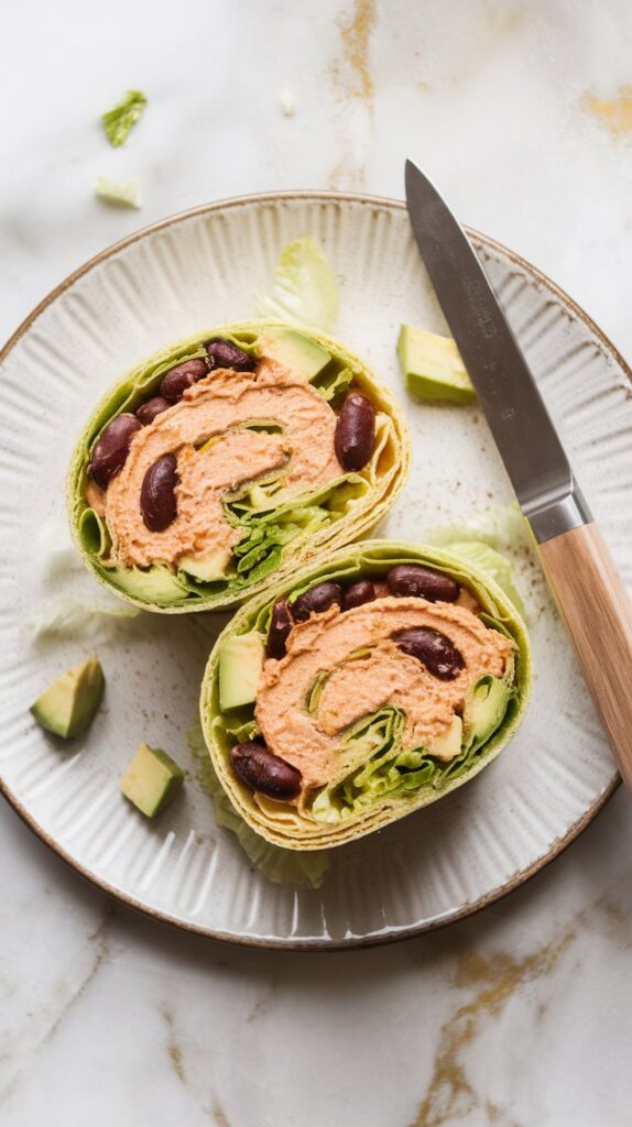 Taco-Spiced Cottage Cheese Wrap