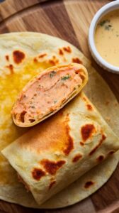 Pizza-Inspired Cottage Cheese Wrap