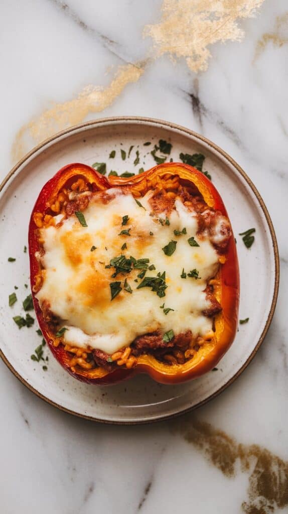 Pumpkin-Stuffed Bell Peppers