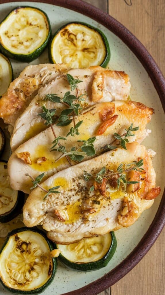 Sheet Pan Lemon Chicken and Zucchini