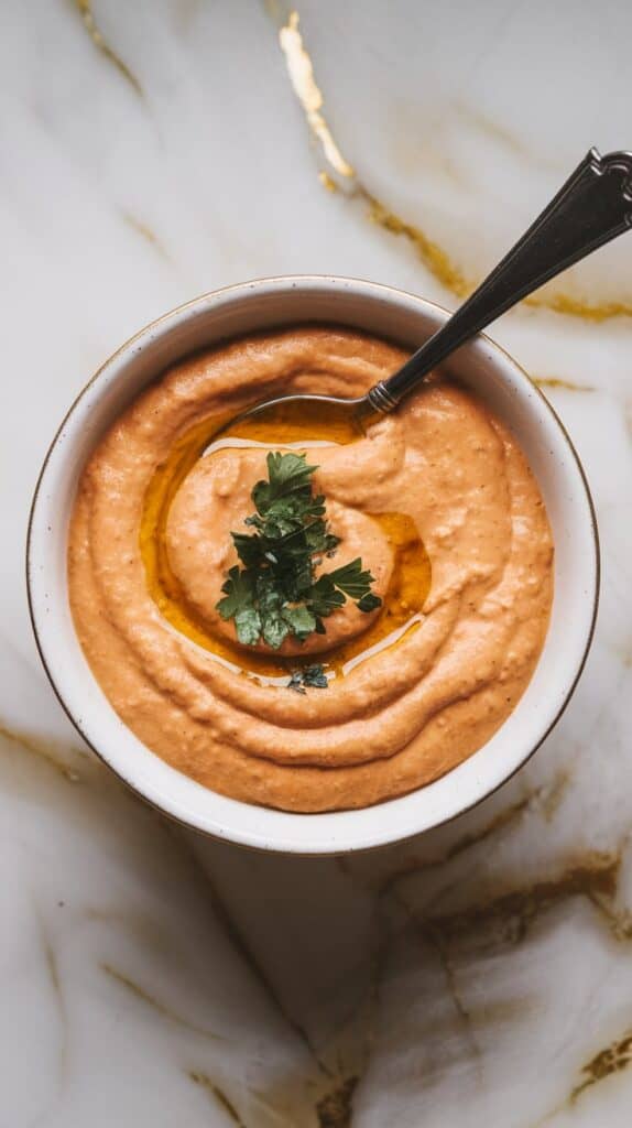 Creamy Harissa Cottage Cheese Sauce