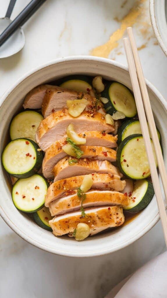 Quick Chicken Zucchini Stir Fry