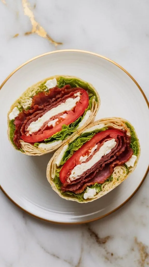 https://spiceupbites.com/cottage-cheese-blt-wrap/