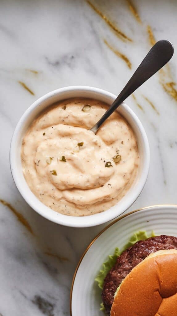 Cottage Cheese Burger Sauce