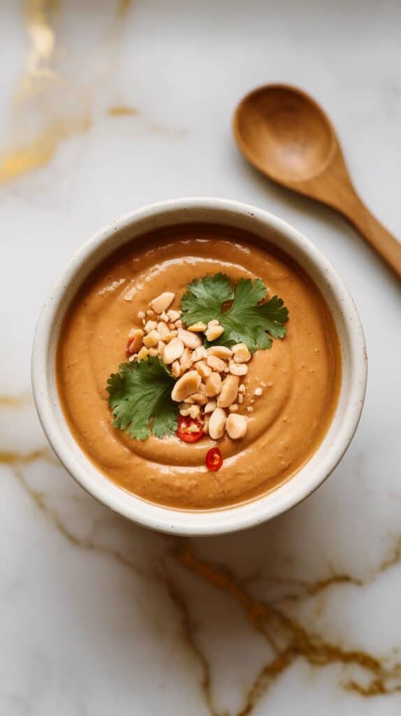 Cottage Cheese Thai Peanut Sauce