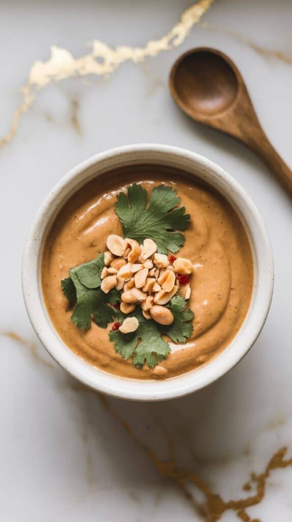 Cottage Cheese Thai Peanut Sauce