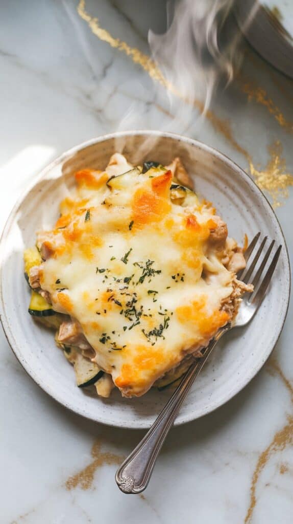 Creamy Chicken Zucchini Bake