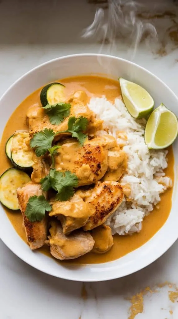 Coconut Curry Chicken with Zucchini