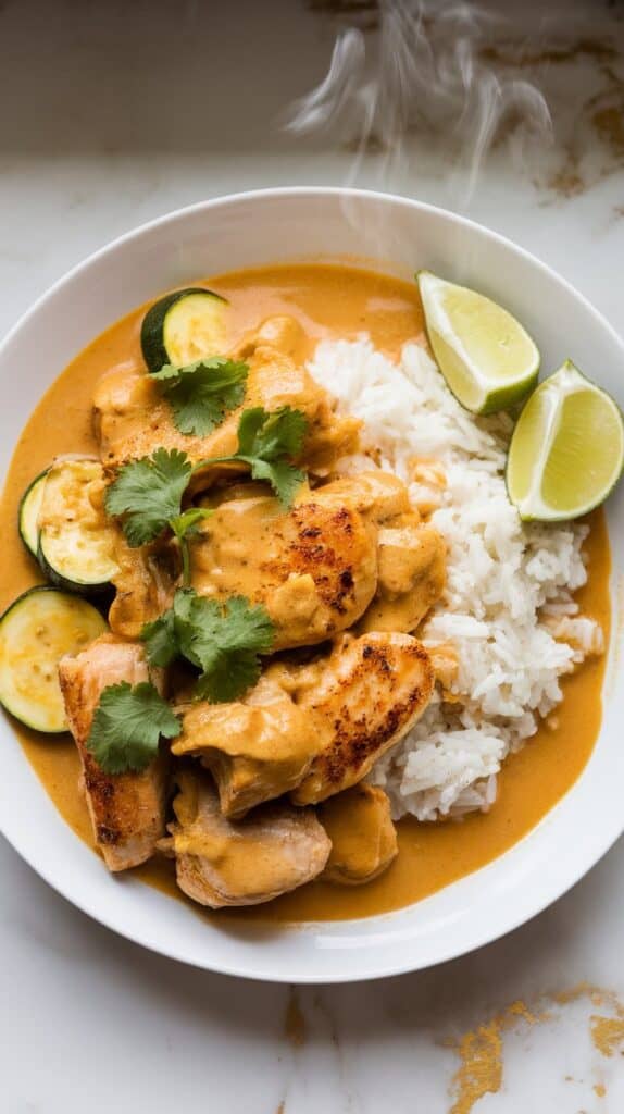 Coconut Curry Chicken with Zucchini