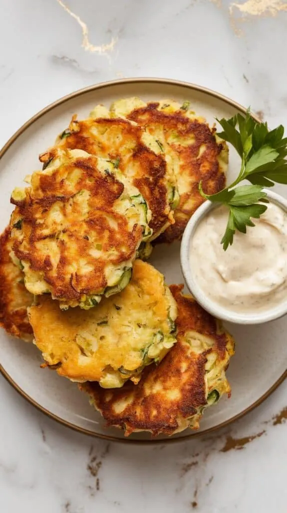 Chicken Zucchini Fritters