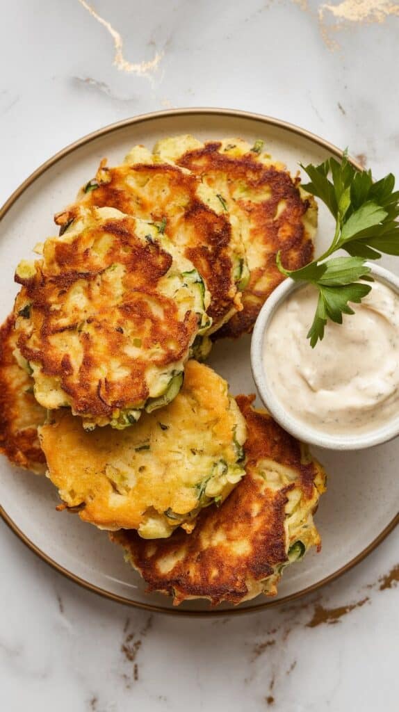 Chicken Zucchini Fritters