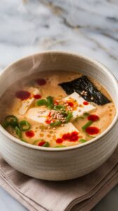 Sesame & Chili Oil Miso Soup