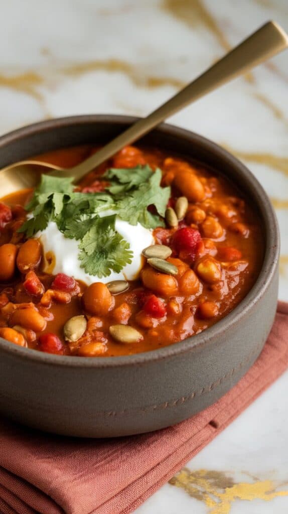 Smoky Maple Pumpkin Chili