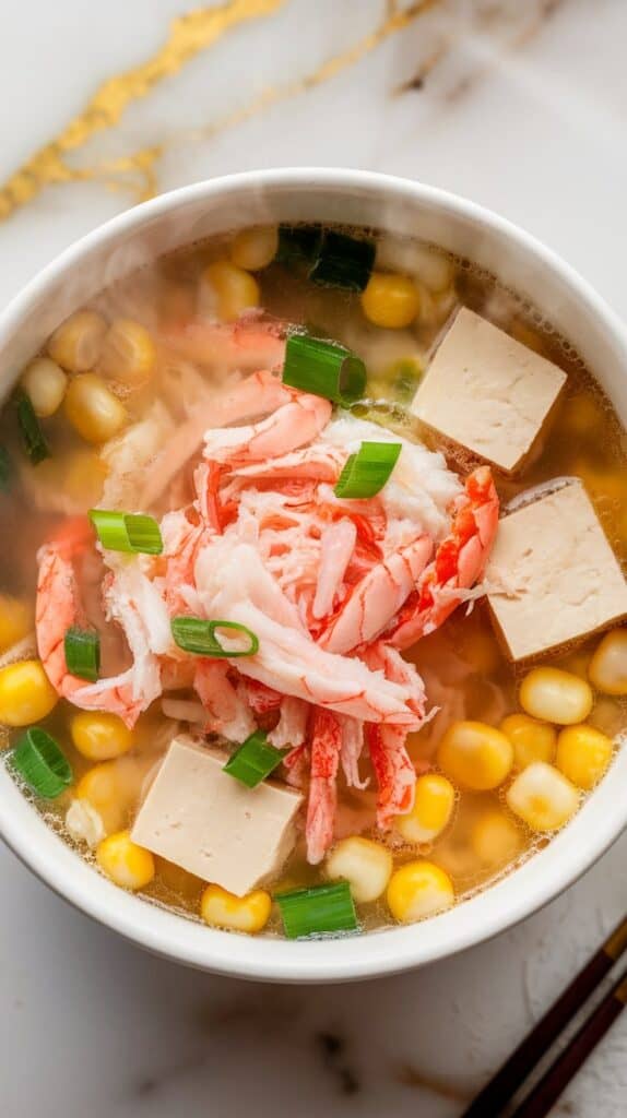 Crab & Corn Miso Soup