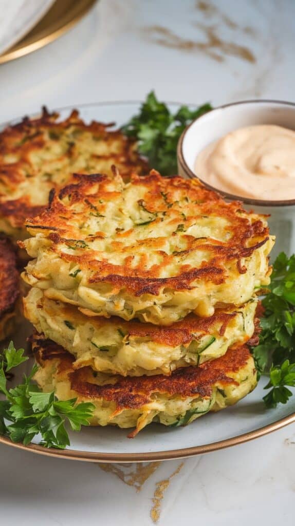 Chicken Zucchini Fritters