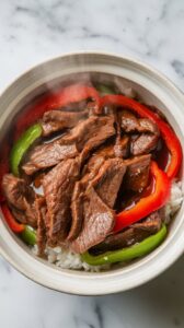 Crockpot Chinese Pepper Steak