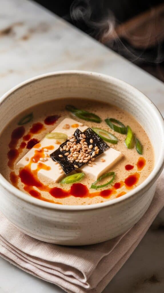 Sesame & Chili Oil Miso Soup