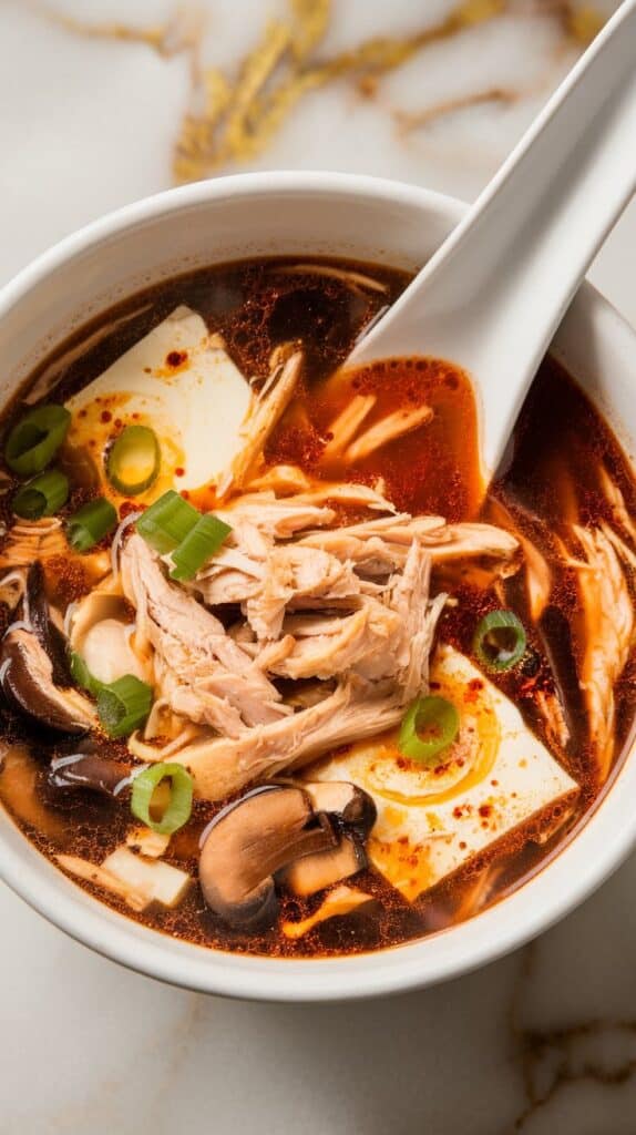 Spicy Chicken Hot and Sour Soup