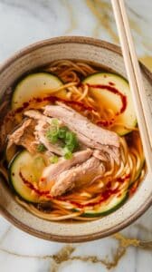 Spicy Chicken Zucchini Ramen