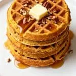 Protein Pumpkin Waffles