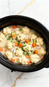 Slow Cooker Chicken and Dumplings