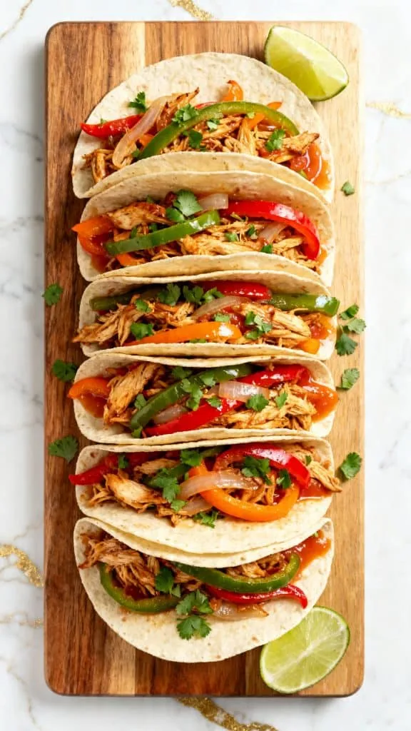 Crockpot Chicken Fajitas