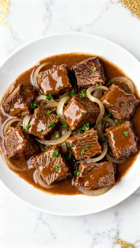 Crockpot Cube Steak & Gravy