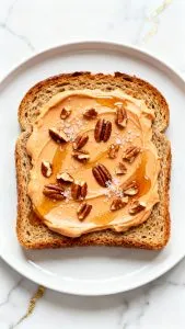 Pumpkin Spiced Cottage Cheese Toast
