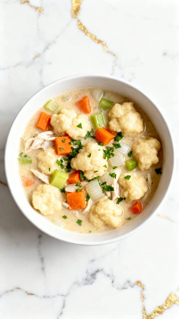 Slow Cooker Chicken and Dumplings