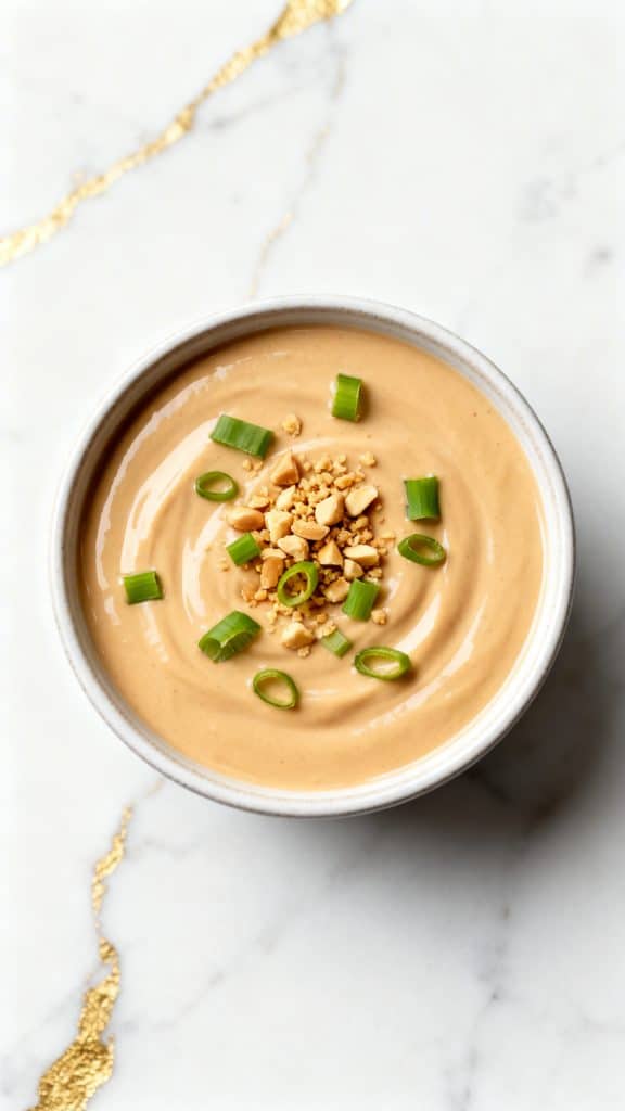 Cottage Cheese Thai Peanut Sauce