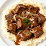 Crockpot Cube Steak & Gravy