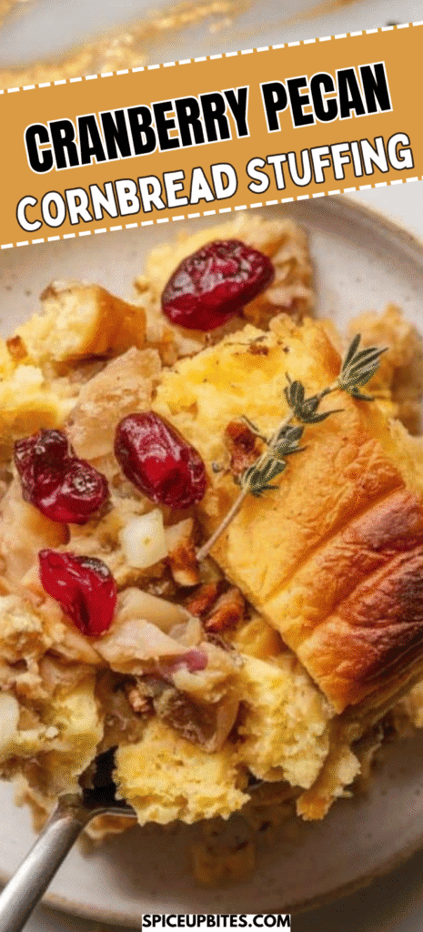 Cranberry Pecan Cornbread Stuffing
